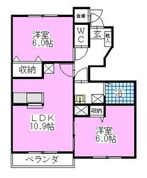 パールハイツ２の物件間取画像